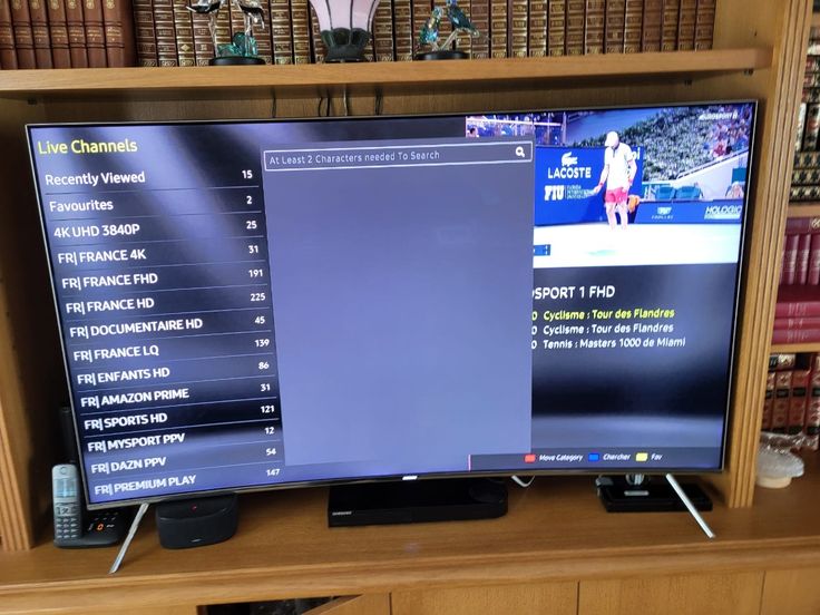 IPTV Ansicht auf einem Kunden Fernseher 2