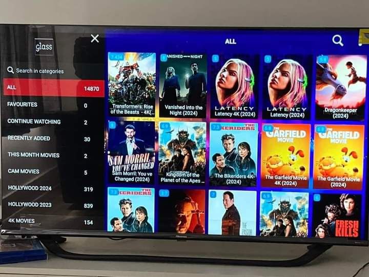IPTV Ansicht auf einem Kunden Fernseher 3