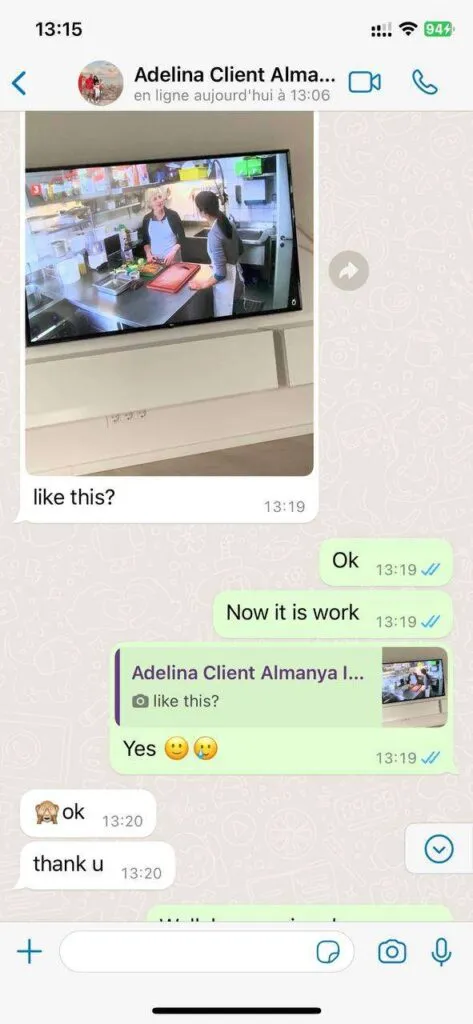 WhatsApp Support Ansicht zu IPTV Schweiz 4